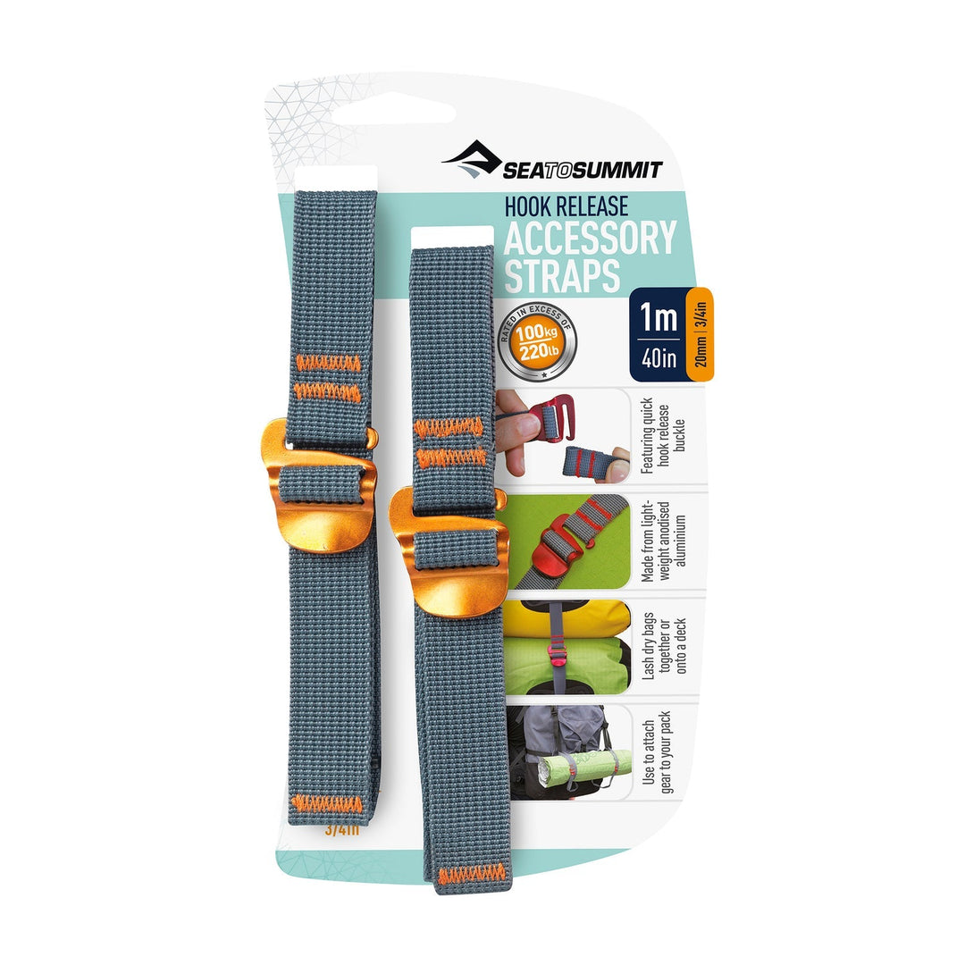Sea to Summit Accessory Straps with Hook Release - Quest Outdoors