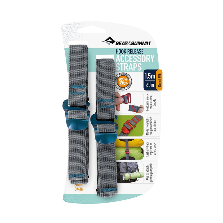 Sea to Summit Accessory Straps with Hook Release - Quest Outdoors