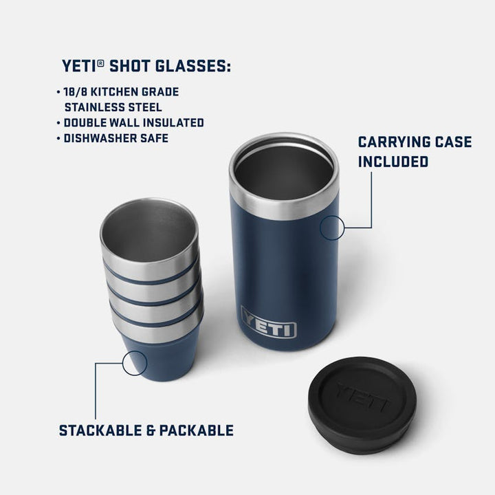 Shot Glasses With Carrying Case - Quest Outdoors