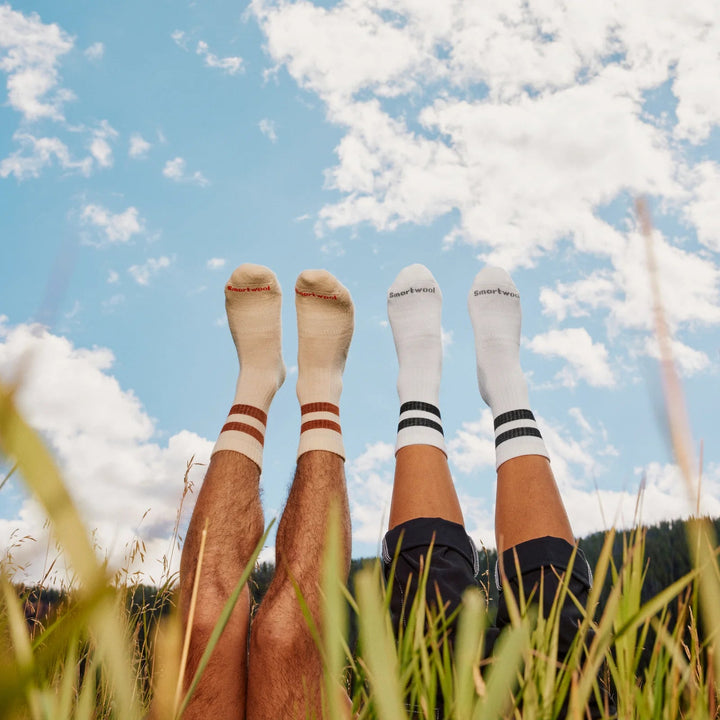 Smartwool Everyday Athletic Striped Crew Socks - Quest Outdoors