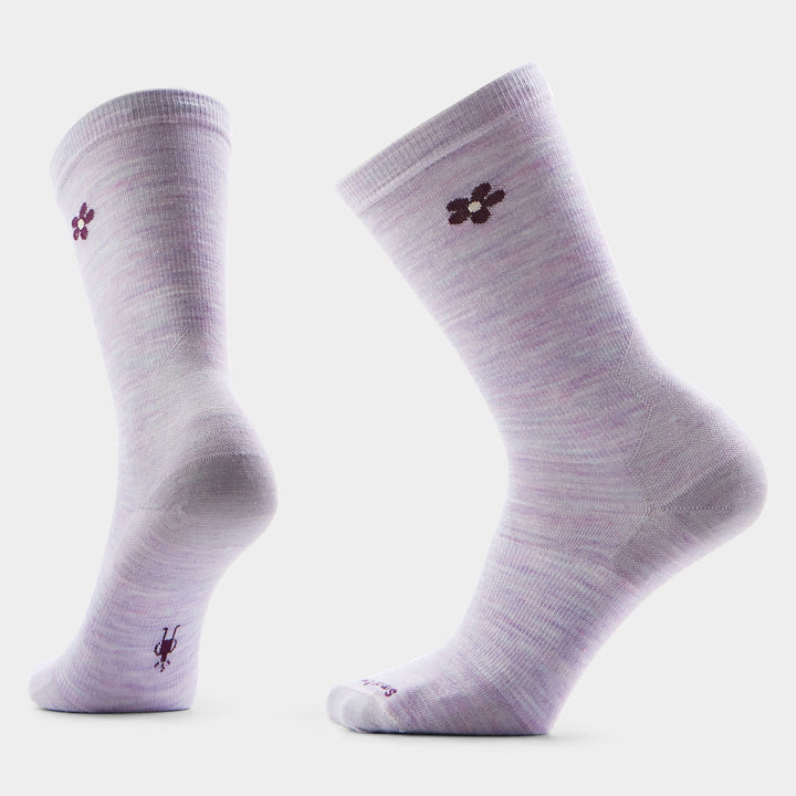 Smartwool Everyday Groovy Bloom Crew Socks - Quest Outdoors