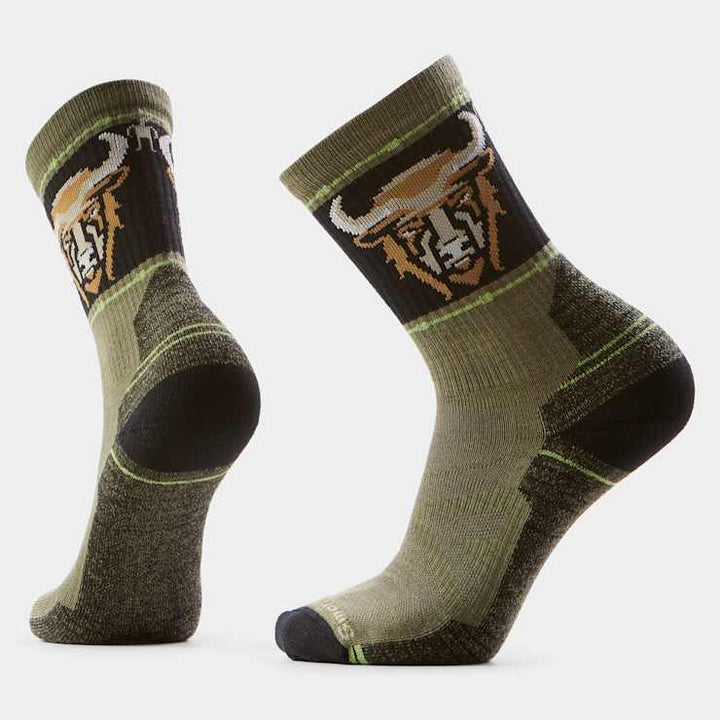 Smartwool Hike Light Cushion Bison Crew Socks - Quest Outdoors