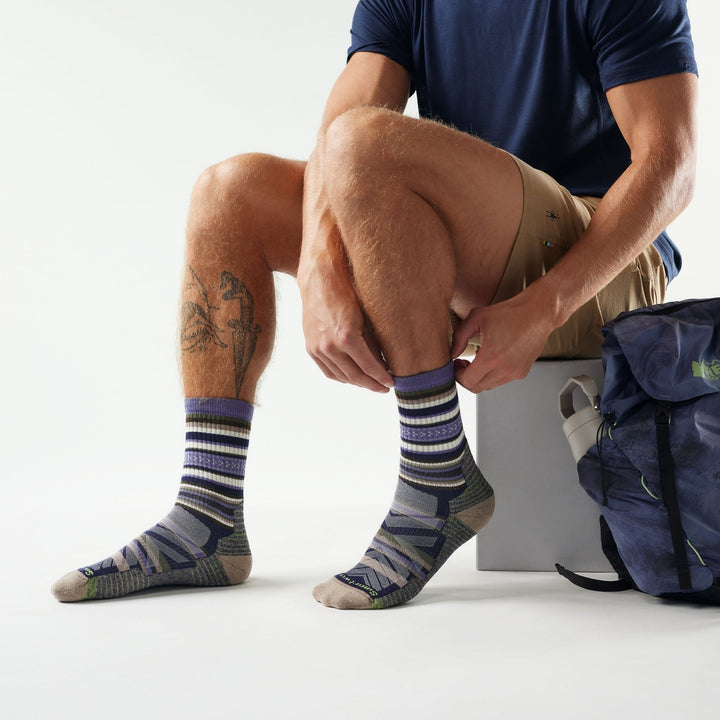 Smartwool Men's Hike Light Cushion Panorama Crew Socks - Quest Outdoors