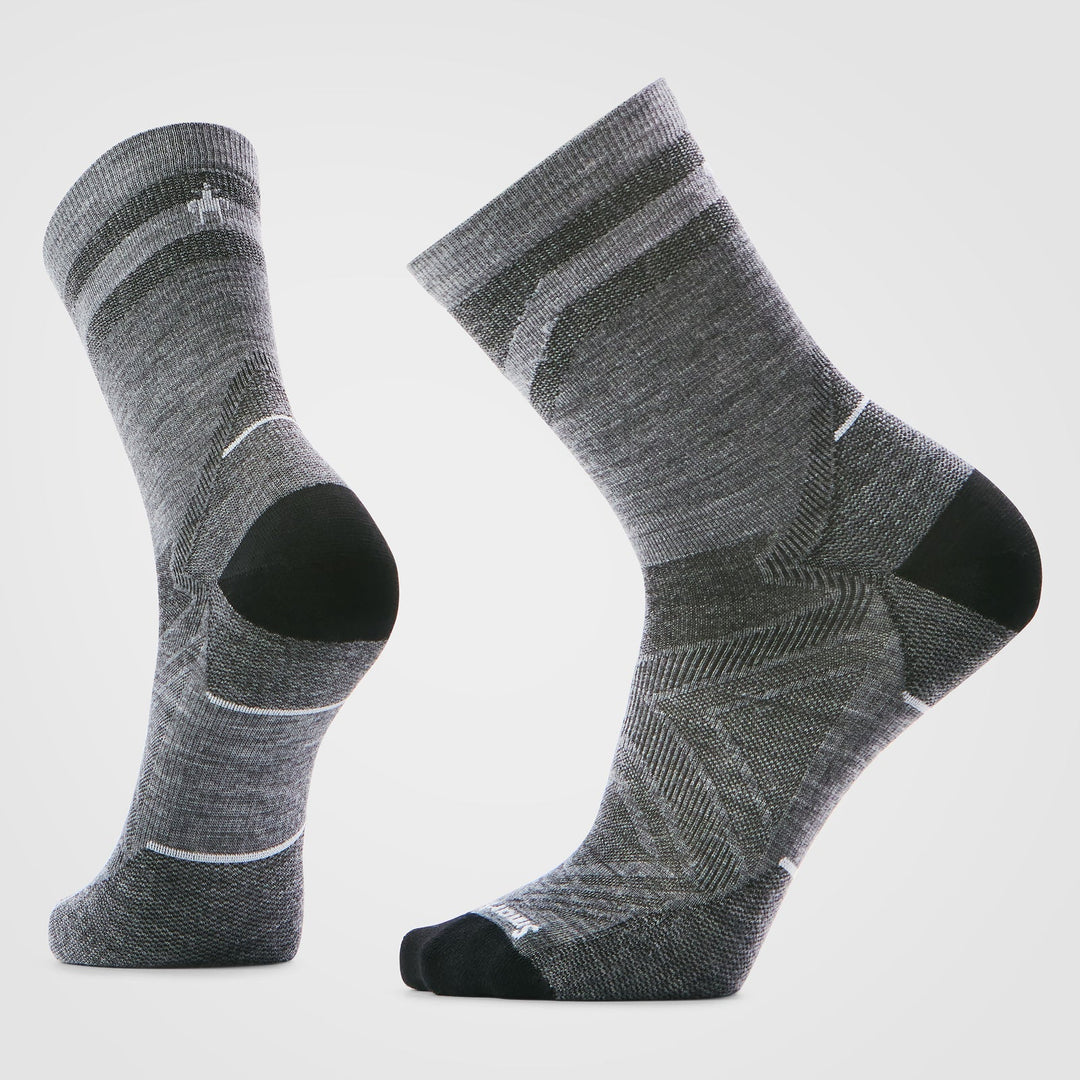 Smartwool Run Zero Cushion Mid Crew Pattern Socks - Quest Outdoors