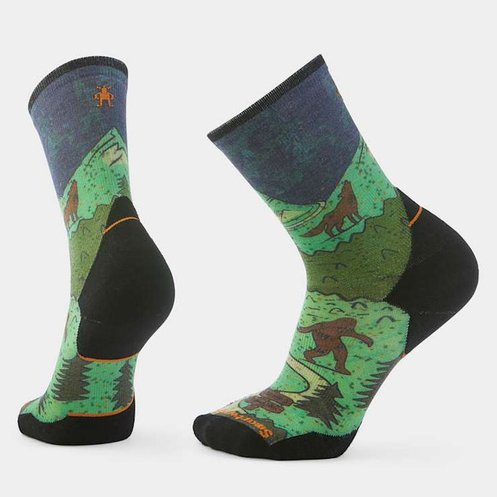 Smartwool Trail Run Targeted Cushion Neature Print Crew Socks - Quest Outdoors