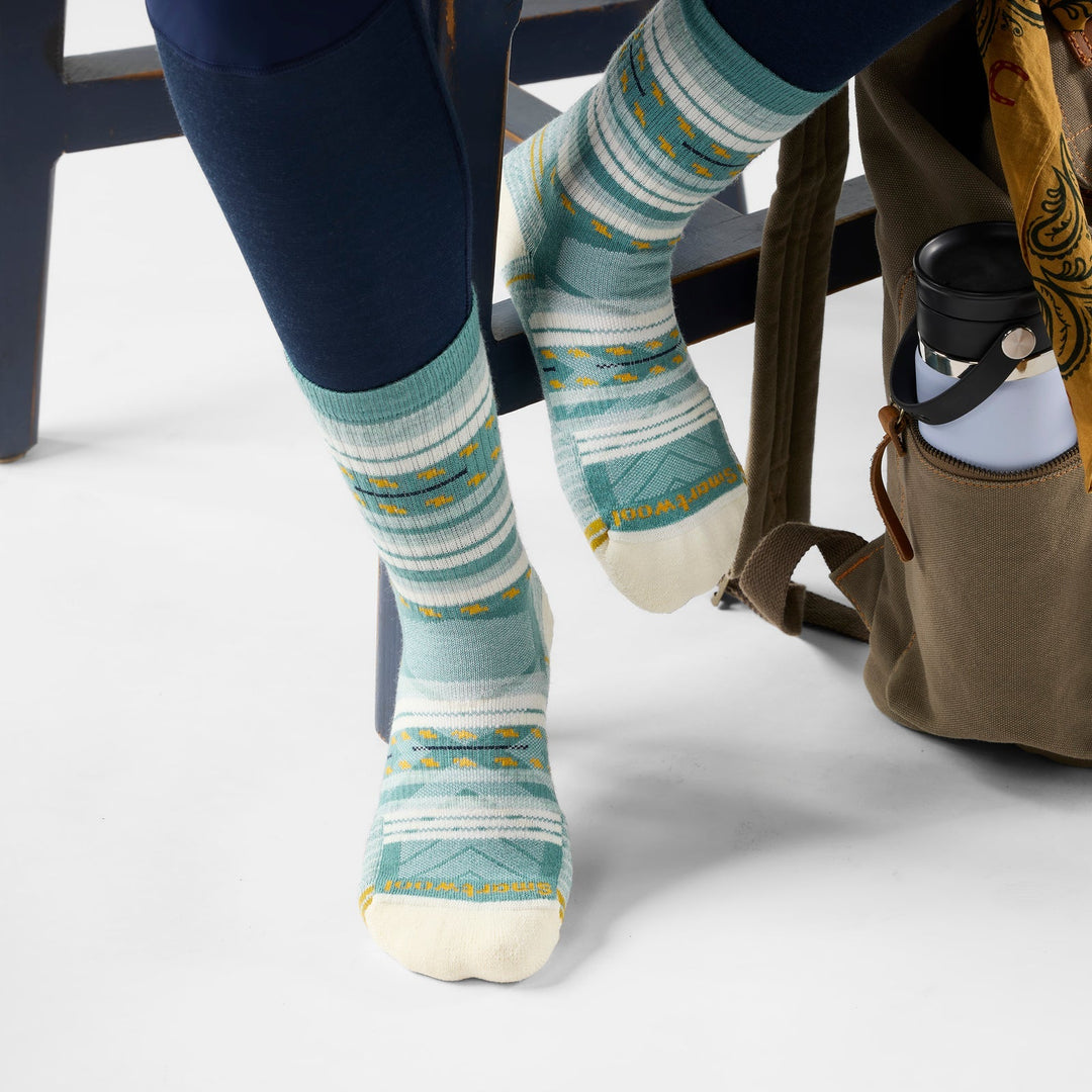 Smartwool Women's Hike Light Cushion Margarita Crew Socks - Quest Outdoors