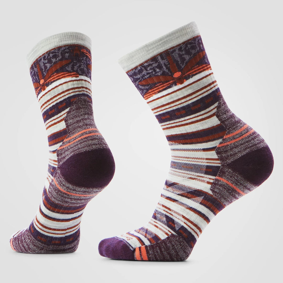 Smartwool Women's Hike Targeted Cushion Dragon Stitch Mid Crew Socks - Quest Outdoors