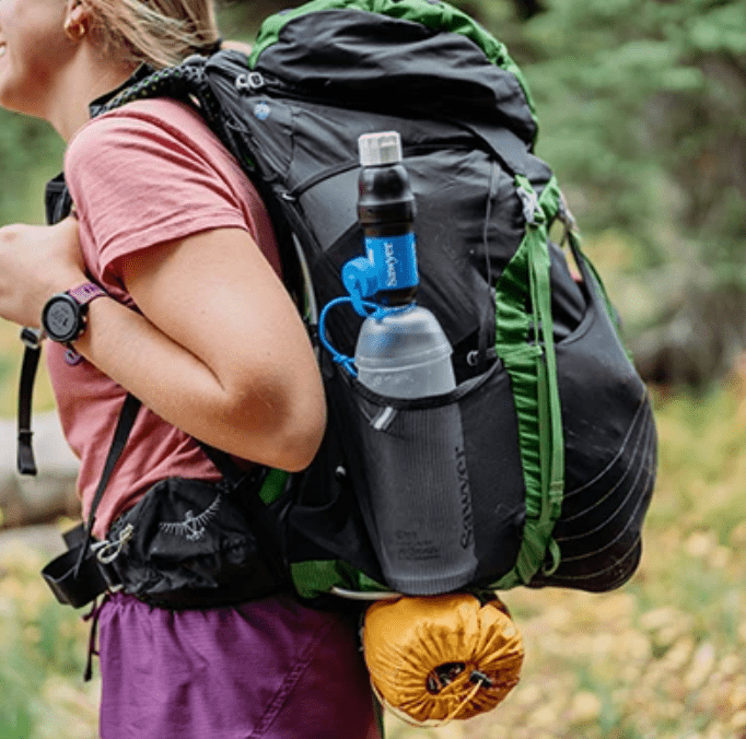 Squeeze Water Filtration System with Cnoc Premium 1 Liter Bottle - Quest Outdoors