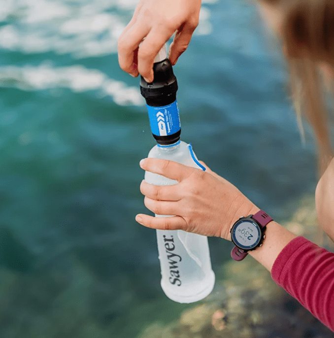 Squeeze Water Filtration System with Cnoc Premium 1 Liter Bottle - Quest Outdoors