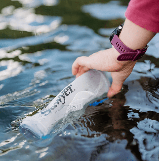 Squeeze Water Filtration System with Cnoc Premium 1 Liter Bottle - Quest Outdoors