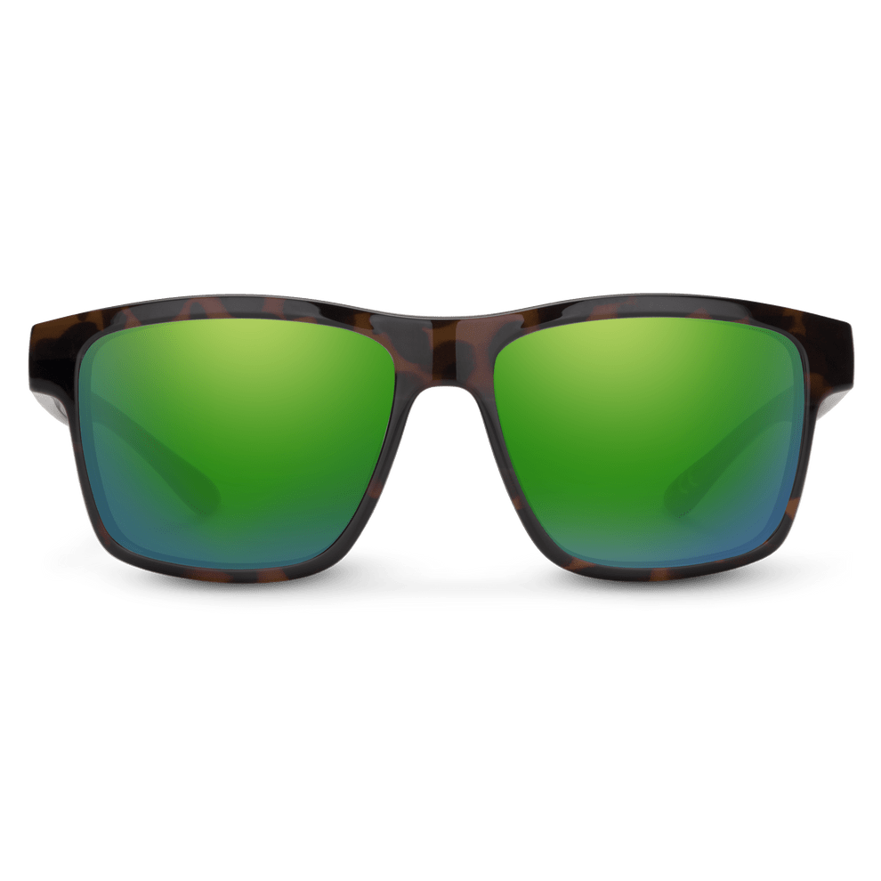 Suncloud A - Team | Matte Tortoise + Polar Green Mirror - Quest Outdoors