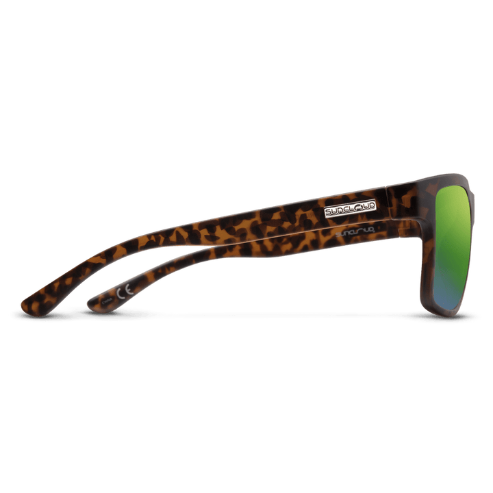 Suncloud A - Team | Matte Tortoise + Polar Green Mirror - Quest Outdoors