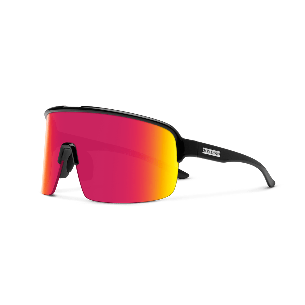 Suncloud Amplify | Black + Polarized Red Mirror - Quest Outdoors