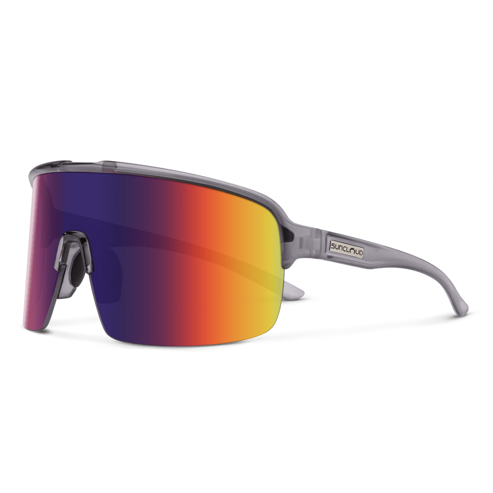 Suncloud Amplify | Transparent Gray + Polarized Plasma Mirror - Quest Outdoors