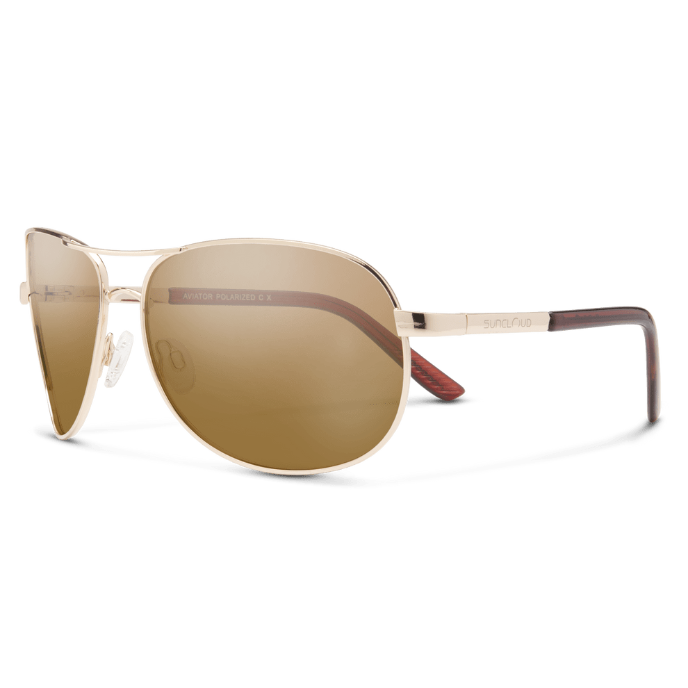 Suncloud Aviator | Gold + Polarized Brown - Quest Outdoors