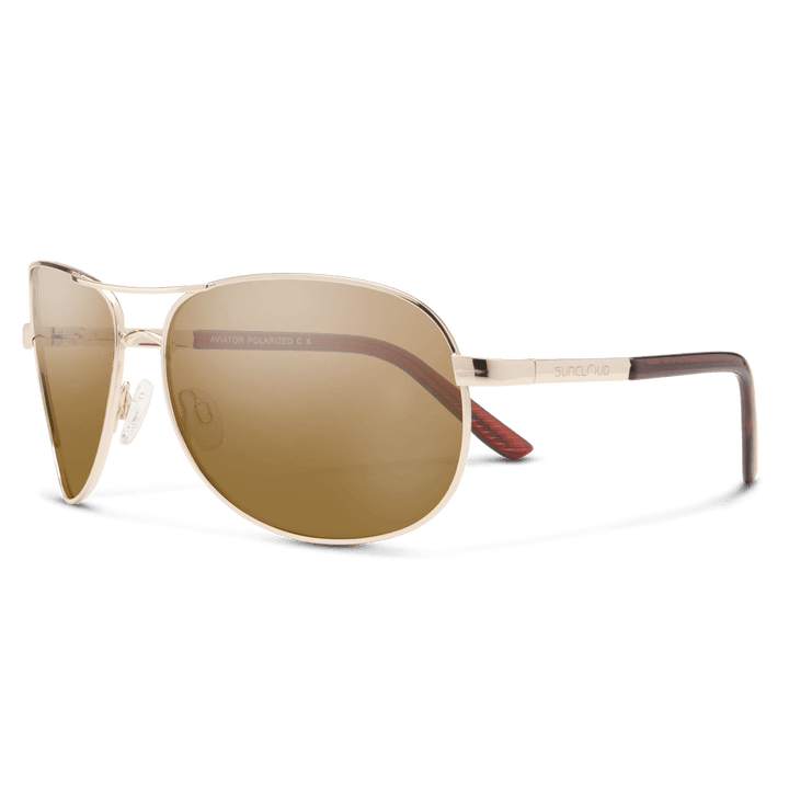 Suncloud Aviator | Gold + Polarized Brown - Quest Outdoors