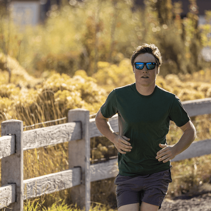 Suncloud Boone | Matte Black + Polar Blue Mirror - Quest Outdoors