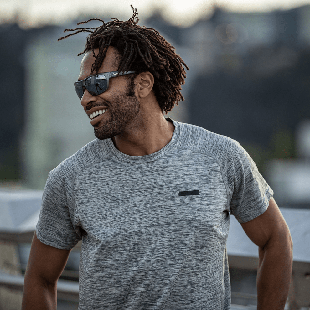 Suncloud Boone | Matte Silver Gray + Polarized Silver Mirror - Quest Outdoors