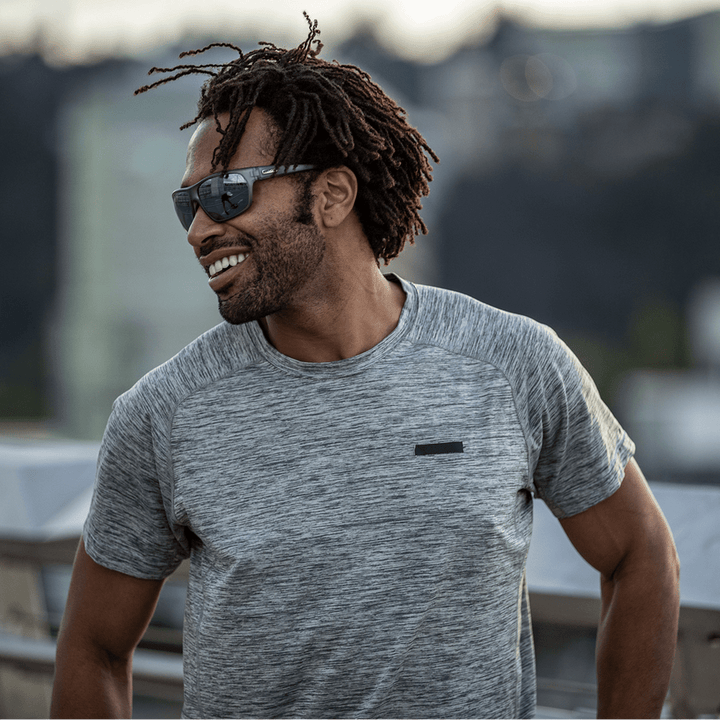 Suncloud Boone | Matte Silver Gray + Polarized Silver Mirror - Quest Outdoors