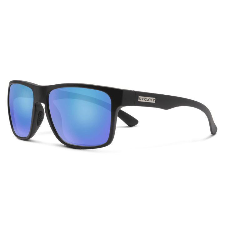 Suncloud Rambler | Matte Black + Polar Blue Mirror - Quest Outdoors