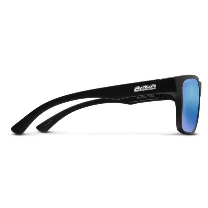 Suncloud Rambler | Matte Black + Polar Blue Mirror - Quest Outdoors