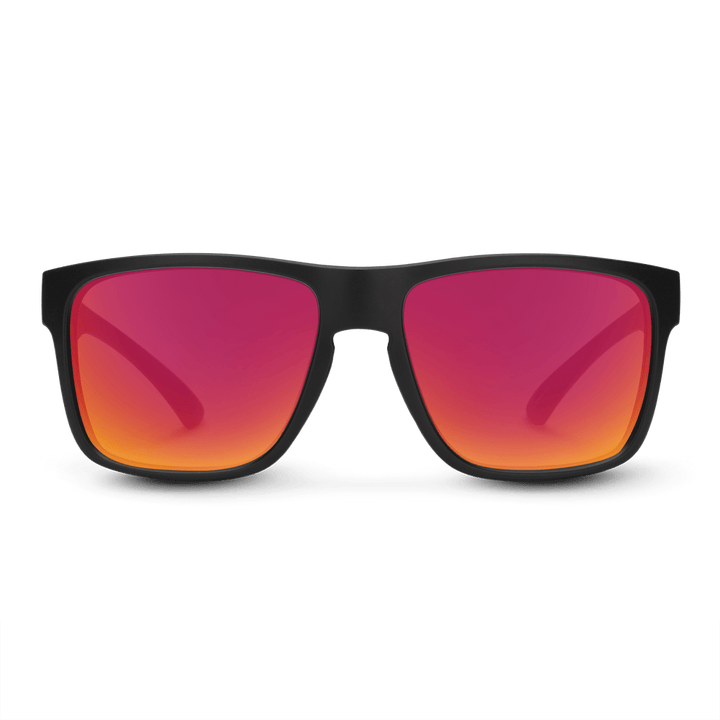 Suncloud Rambler | Matte Black + Polarized Red Mirror - Quest Outdoors