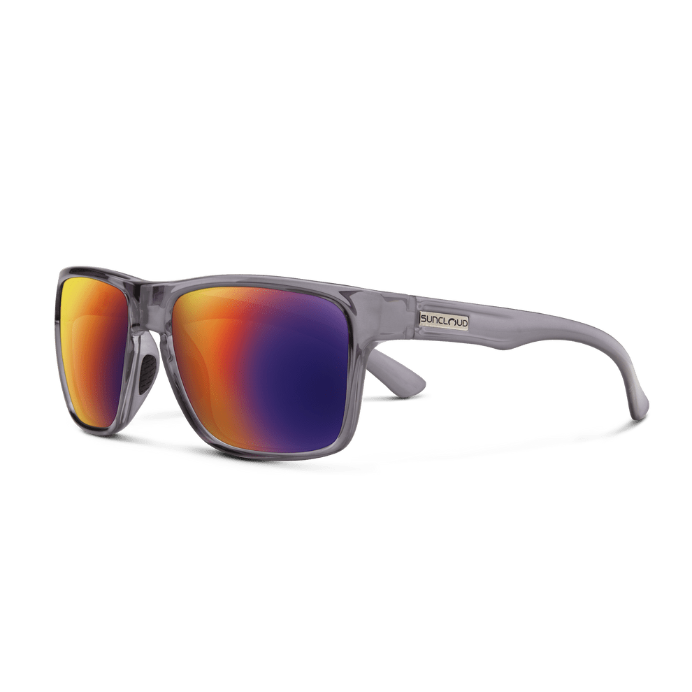 Suncloud Rambler | Transparent Gray + Polarized Plasma Mirror - Quest Outdoors