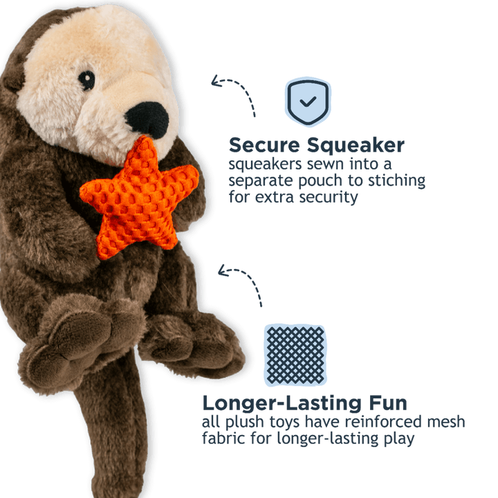 Tall Tails 10" Rope Otter Toy - Quest Outdoors