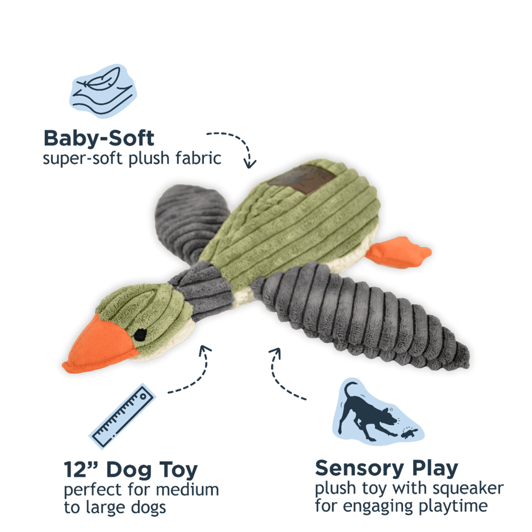 Tall Tails 12" Duck with Squeaker Toy - Quest Outdoors