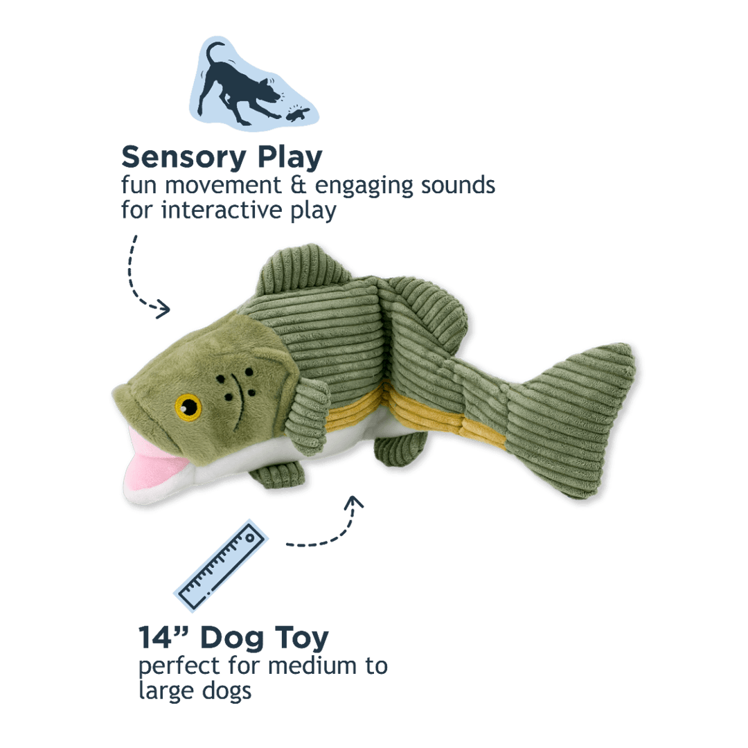 Tall Tails 14" Bass Twitchy Tail Toy - Quest Outdoors