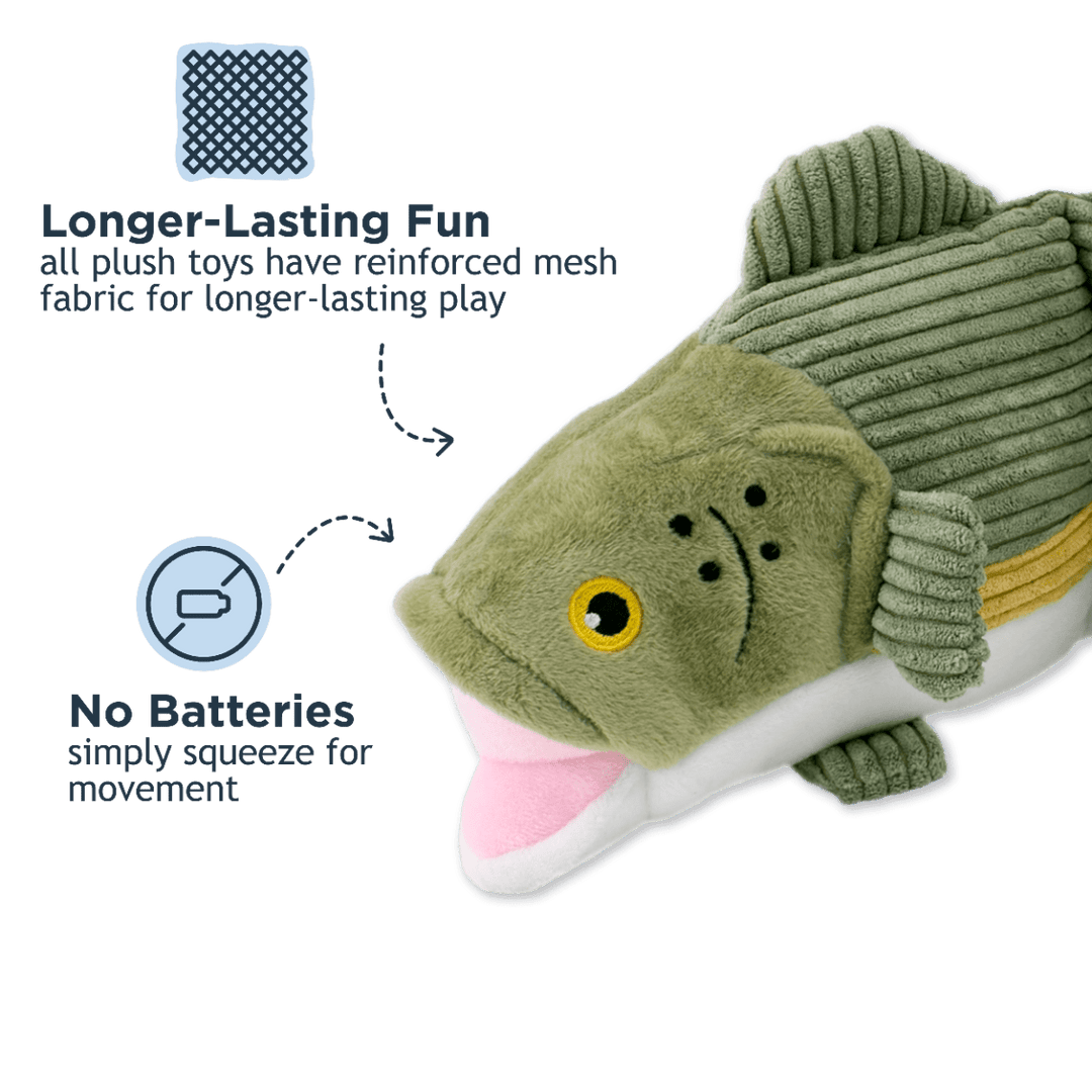 Tall Tails 14" Bass Twitchy Tail Toy - Quest Outdoors