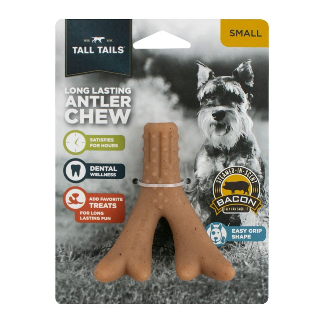 Tall Tails Antler Chew Bacon Scent Small - Quest Outdoors