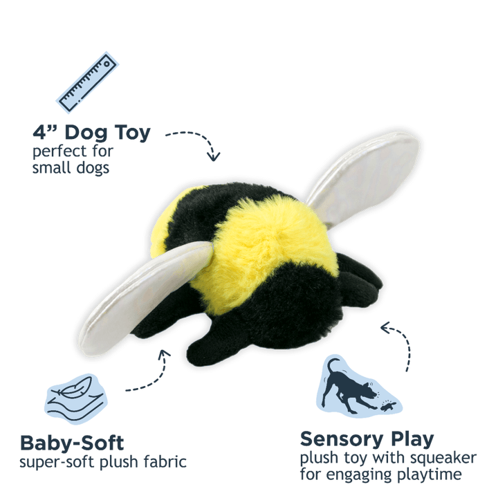 Tall Tails Bee with Squeak & Crinkle - Quest Outdoors
