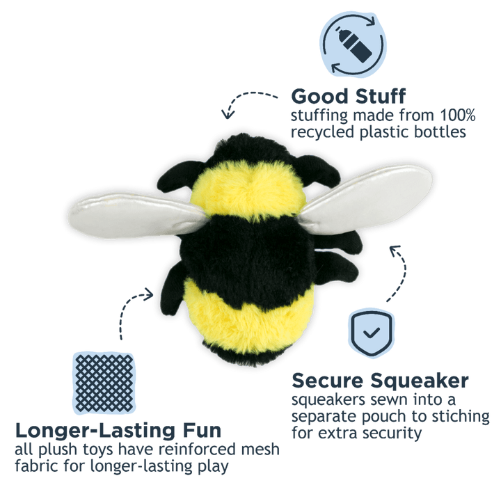 Tall Tails Bee with Squeak & Crinkle - Quest Outdoors