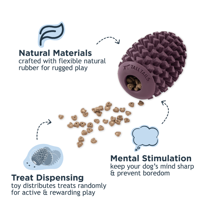 Tall Tails Rubber Pinecone Brown - Quest Outdoors