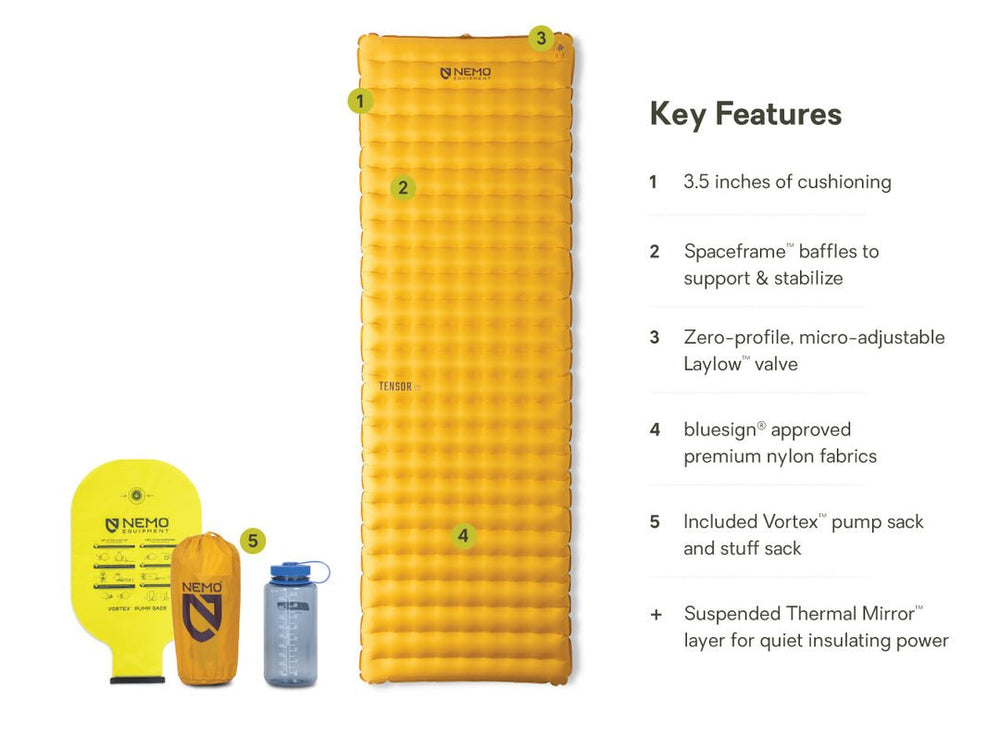 Tensor™ Trail Ultralight Insulated Sleeping Pad - Quest Outdoors