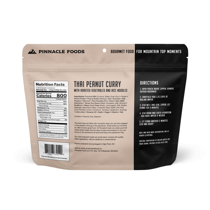 Thai Peanut Curry with Roasted Vegetables and Rice Noodles - Quest Outdoors