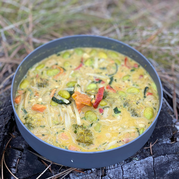 Thai Peanut Curry with Roasted Vegetables and Rice Noodles - Quest Outdoors