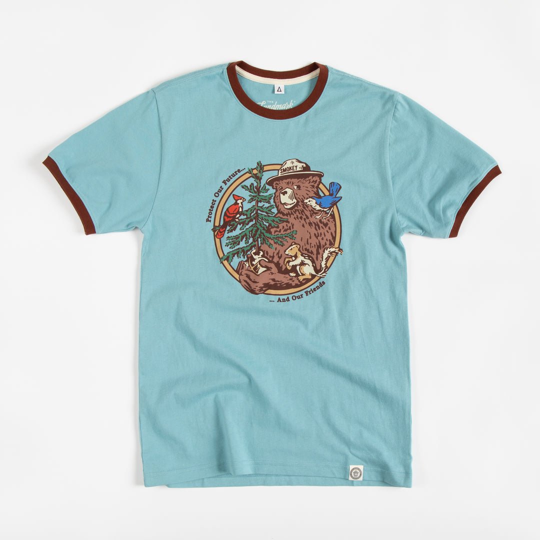The Landmark Project Smokey's Friends Unisex Short Sleeve Ringer Tee - Quest Outdoors
