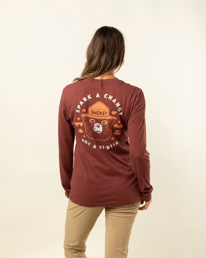 The Landmark Project Spark a Change Unisex Long Sleeve Tee w/ Pocket - Quest Outdoors