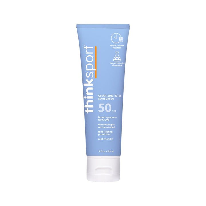 Thinksport SPF 50 Clear Zinc Sunscreen - Quest Outdoors
