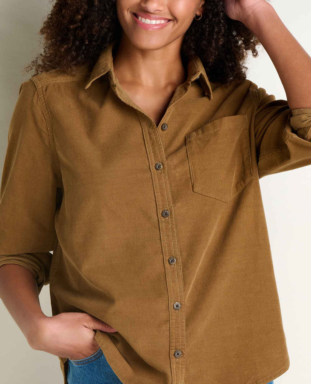 Toad&Co Women's Cattail Corduroy Long Sleeve Shirt - Quest Outdoors