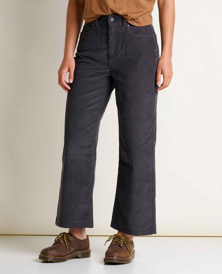 Toad&Co Women's Coaster Cord Wide Leg Crop Pant - Quest Outdoors