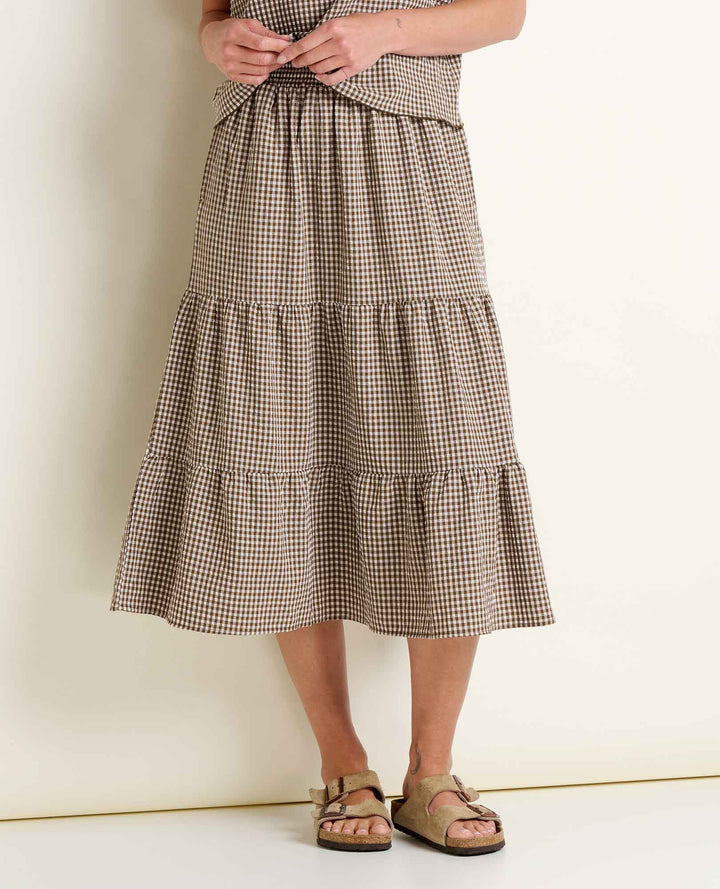 Toad&Co Women's Sunkissed Tiered Midi Skirt - Quest Outdoors