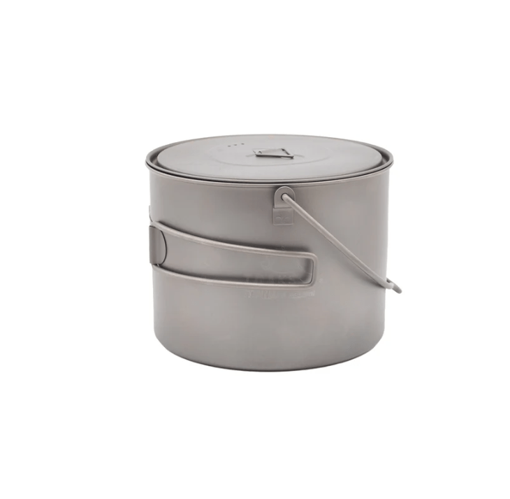 Toaks Titanium 1300ml Pot with Bail Handle - Quest Outdoors