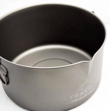 Toaks Titanium 2000ml Pot with Bail Handle - Quest Outdoors
