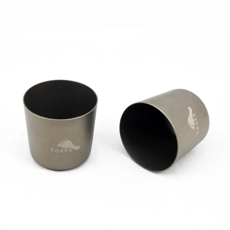 TOAKS Titanium 42ml Shot Glass (Pack of 2) - Quest Outdoors