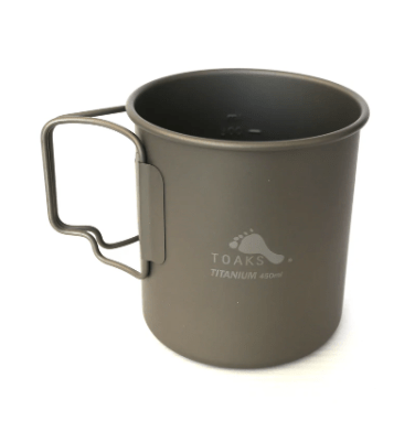 TOAKS Titanium 450ml Cup (0.5mm thickness version) - Quest Outdoors