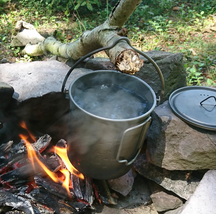 Toaks Titanium 750ml Pot With Bail Handle - Quest Outdoors