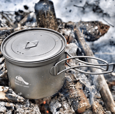 Toaks Titanium 900ml D115mm Pot - Quest Outdoors